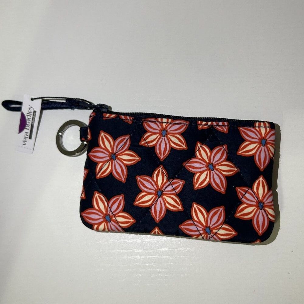 NWT Vera Bradley Floral Burst Zip ID Holder - Picture 3 of 5